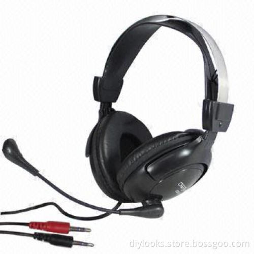 2M Cable Length Stereo Headphone with Microphone